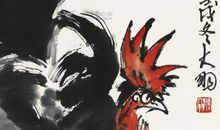 会转头的纸公鸡