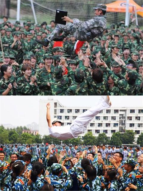 感动我的军事训练的那一刻