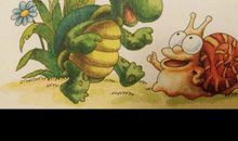 小乌龟和蜗牛看图写话