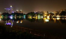 美丽的西湖之夜