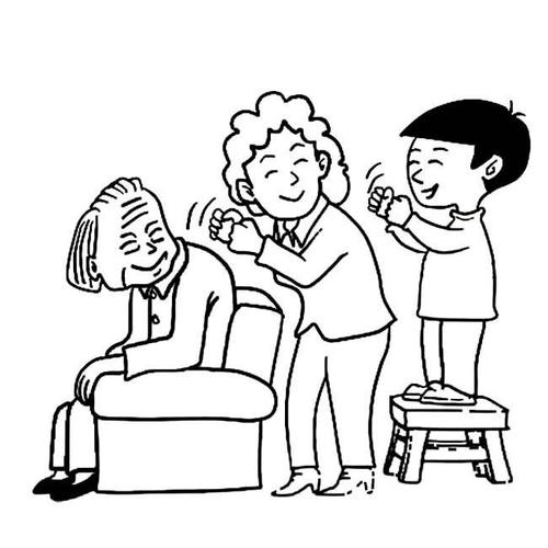 给妈妈倒水