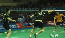 一次羽毛球比赛