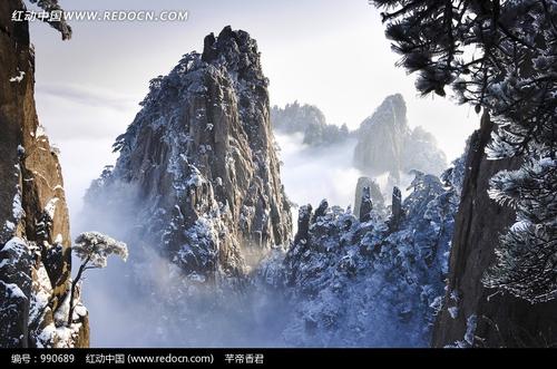 黄山雪景