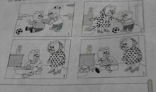 小鸟回家看图写话