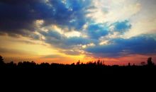 我爱家乡的日落