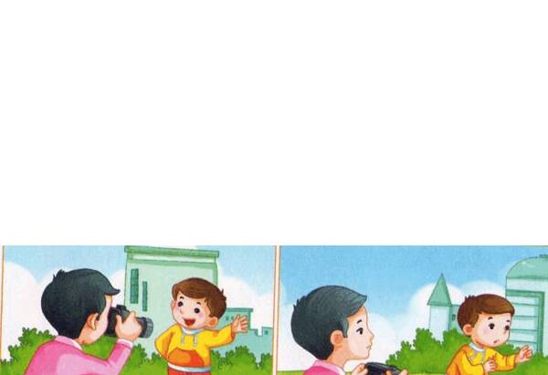 小学二年级看图片，写单词和送花