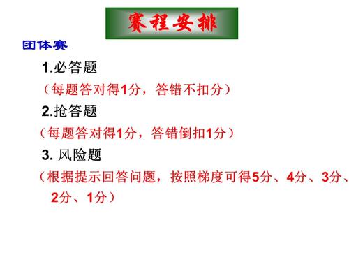 有趣的语言知识竞赛