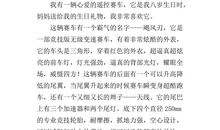 我心爱的玩具作文