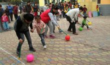 精彩的赶小猪比赛