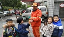 最可爱的人环卫工人