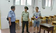 致敬 为中考保驾护航的身影