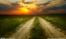 落日下那道最美的风景