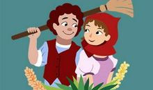 牧羊女和小精灵的故事