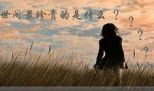 世间最珍贵的财富