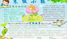 欢乐的寒假生活