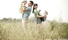 幸福的一家三口