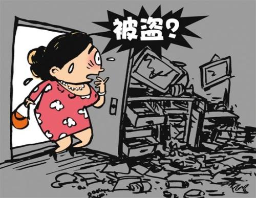 小偷在教室里