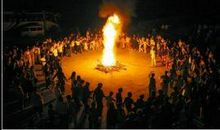 难忘的篝火晚会