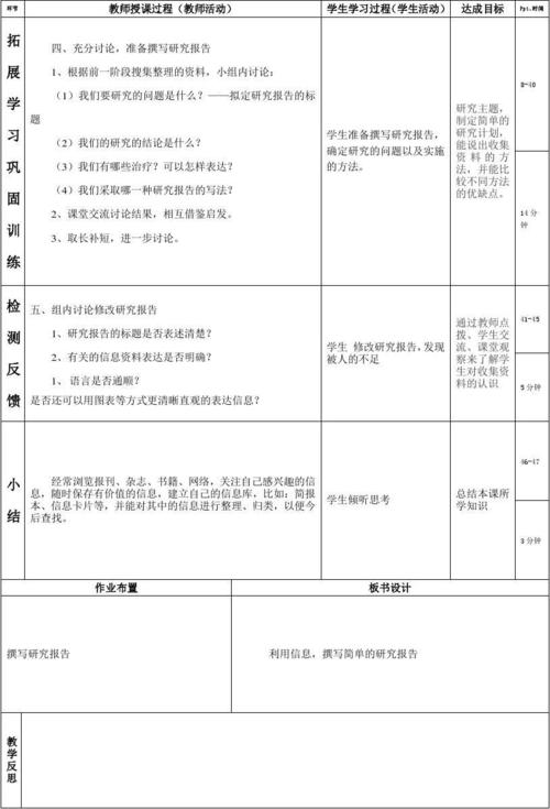 写一份简单的研究报告