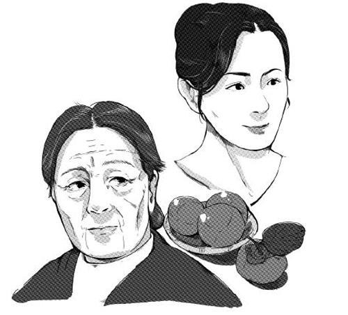 摇柿子