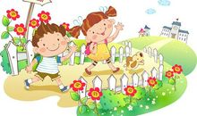 快乐的上学路上