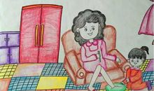 妈妈让我为您画张像