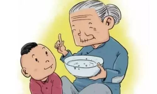 温暖的奶奶带给我