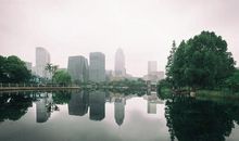 初冬游鄞州公园