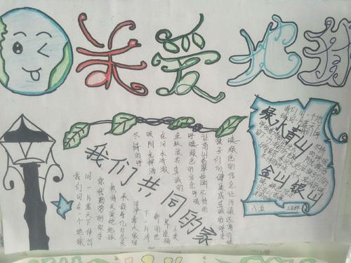 保护大海和蓝天,建一个美丽的家