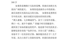 那一束什么样的目光作文