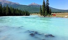 行走在自然风景内