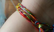 端午节编五彩绳