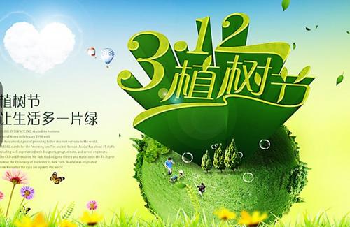 拥抱春天和植物绿色