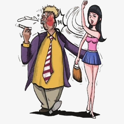 殴打两次