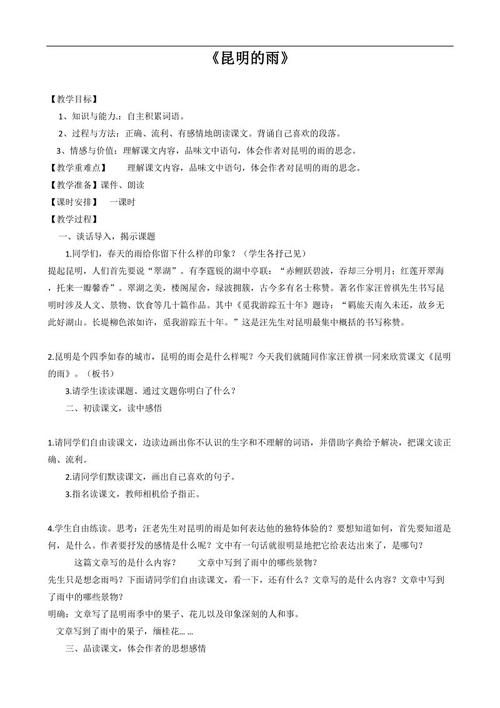 昆明的雨模仿