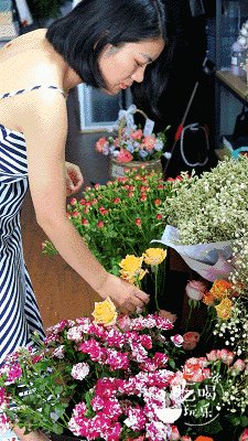 参观花店