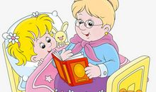 想起奶奶讲故事的样子