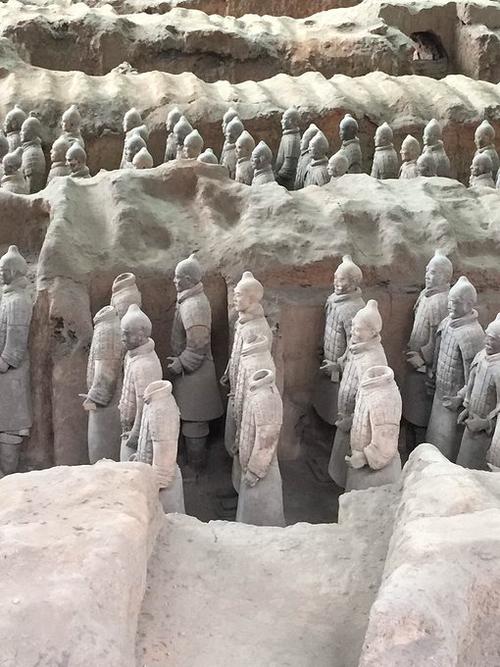 兵马俑博物馆的旅行记录