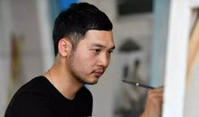 沉醉在写作的世界里