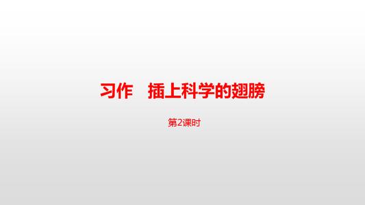 装上科学的翅膀