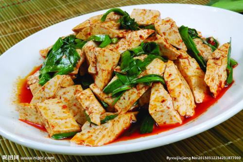 我学会了炒豆腐
