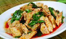 我学会了炒豆腐