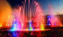 壮观的音乐喷泉