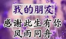 朋友，有你真好