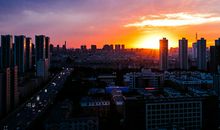 窗外那一抹夕阳