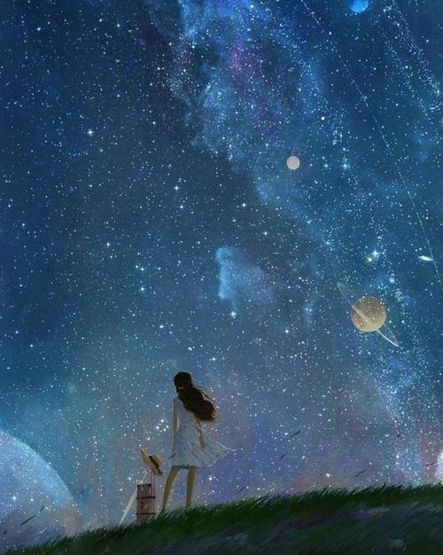 美好的夏日夜晚