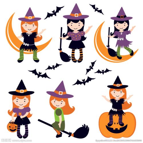 小雪人和小女巫