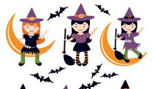 小雪人和小女巫