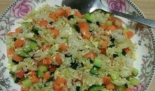 第一次做鸡蛋炒饭