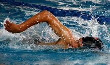 第一次学自由泳